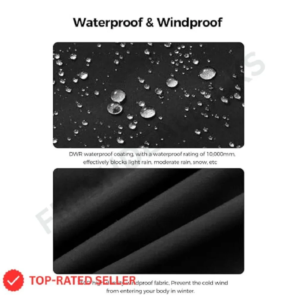 Waterproof Ski Jacket Warm Winter Coat Windproof Snow Fleece Lined